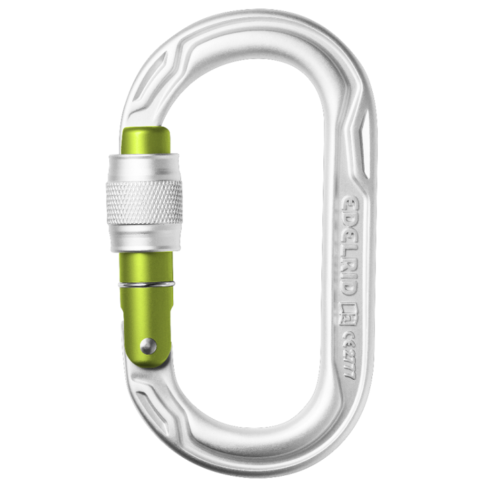 Karabinek Edelrid OVAL POWER 2500 SCREW - silver